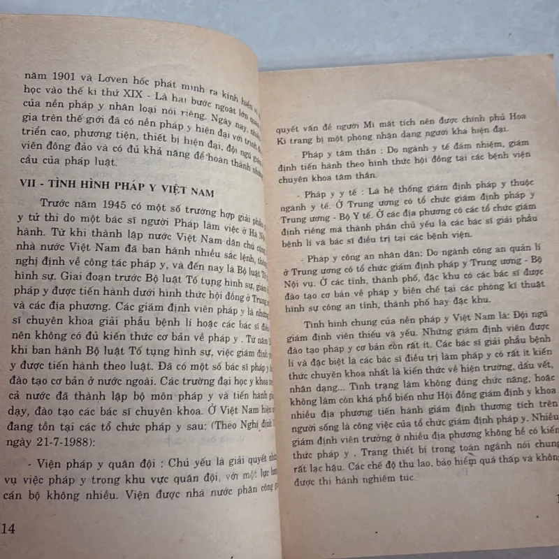 Tập bài giảng pháp y - Cao Xuân Quyết - 1994s 801020