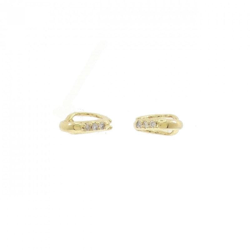 K18YG Bông tai kim cương 0.10CT - Hàng hiệu Chính hãng 873815