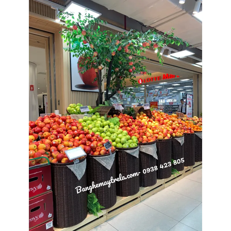 Sọt mây nhựa để trái cây hoa quả 695774