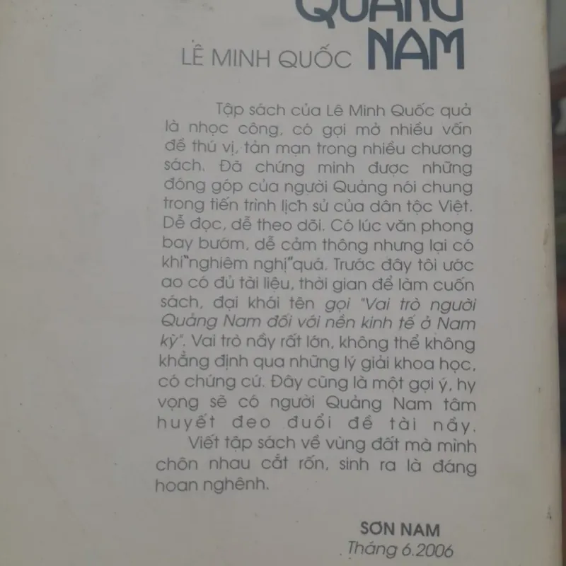 Lê Minh Quốc - NGƯỜI QUẢNG NAM (Ký & Tản văn) 745597