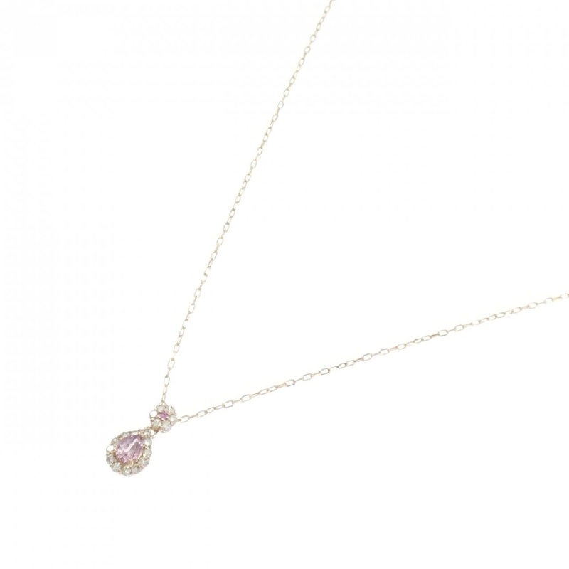 K18PG Sapphire Necklace 0.215CT - Hàng hiệu Authentic 861039