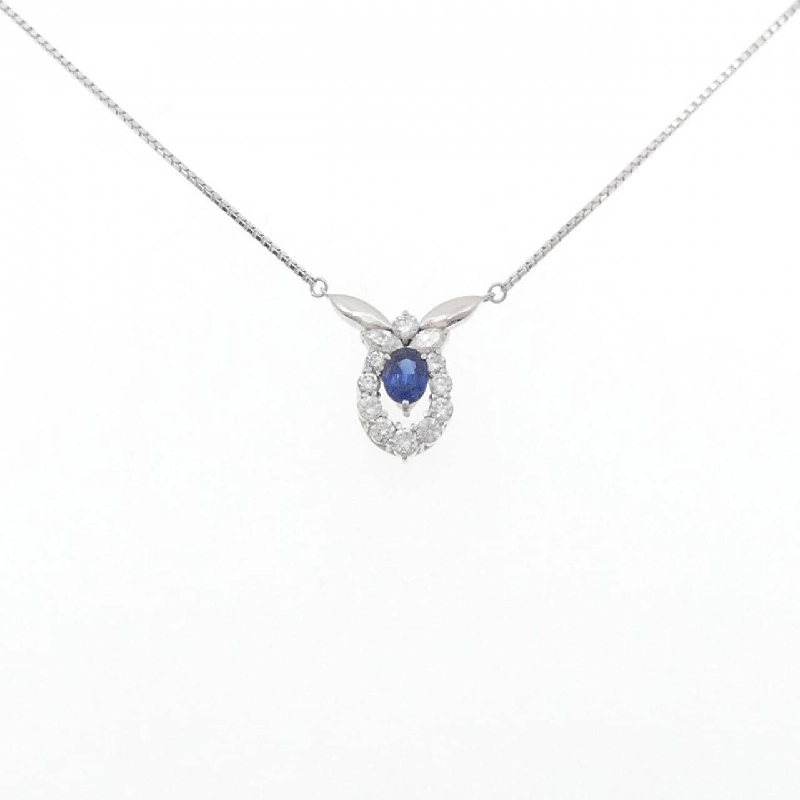 Dây chuyền Sapphire PT900/PT850 0.52CT - Hàng hiệu Chính hãng 861015