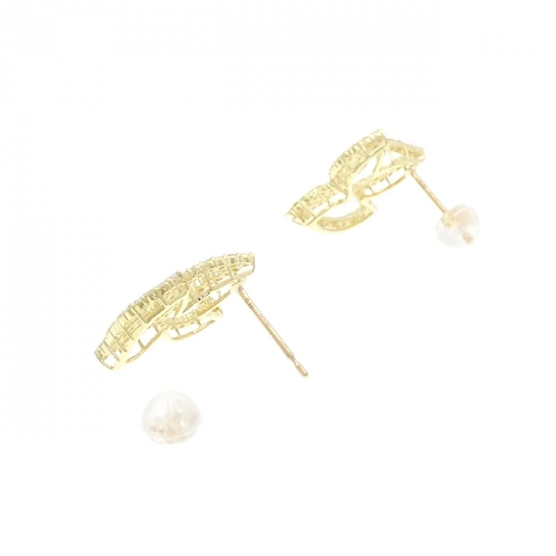 K18YG Bông tai kim cương 0.70CT - Hàng hiệu Chính hãng 870388