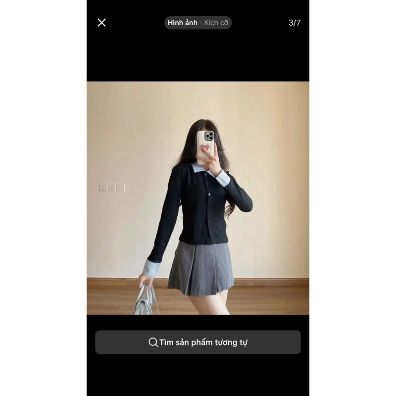 Áo phối cổ sơ mi 509009