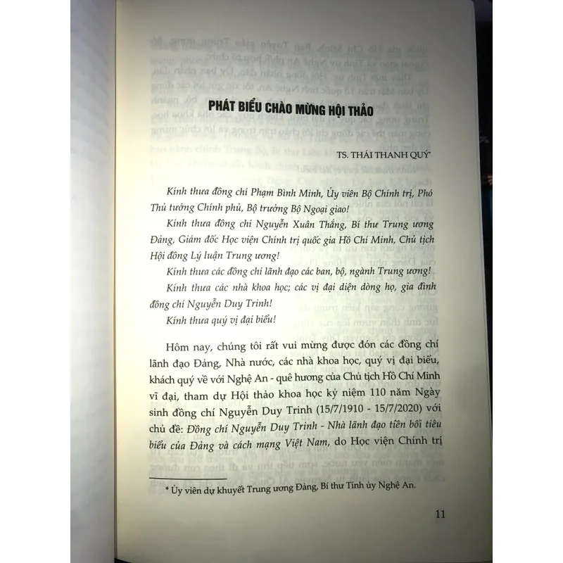 Đồng chí Nguyễn Duy Trinh - Nhà lãnh đạo tiền bối tiêu biểu của Đảng và cách mạng Việt Nam 704330