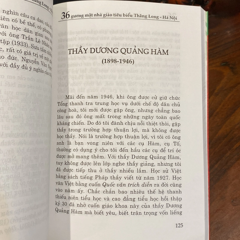 36 GƯƠNG MẶT NHÀ GIÁO TIÊU BIỂU THĂNG LONG - HÀ NỘI (XB 2010) 508934