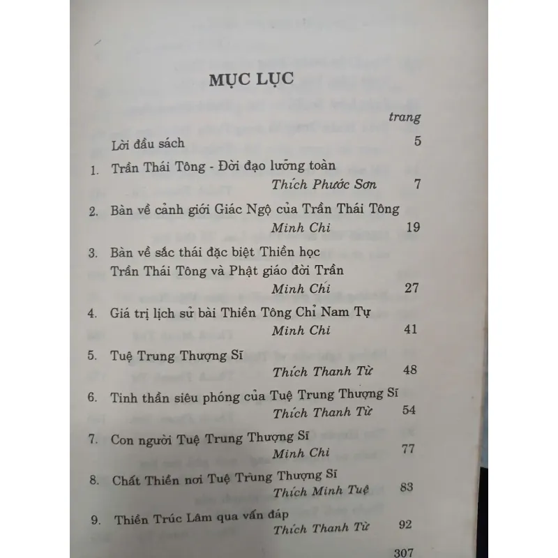 THIỀN HỌC ĐỜI TRẦN 301856