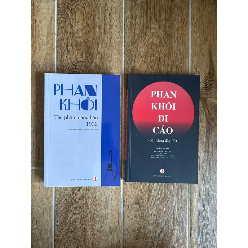 Combo Sách  Phan Khôi - Tác Phẩm Đăng Báo 1932 & Di Cảo (NXB Tri Thức) 750272