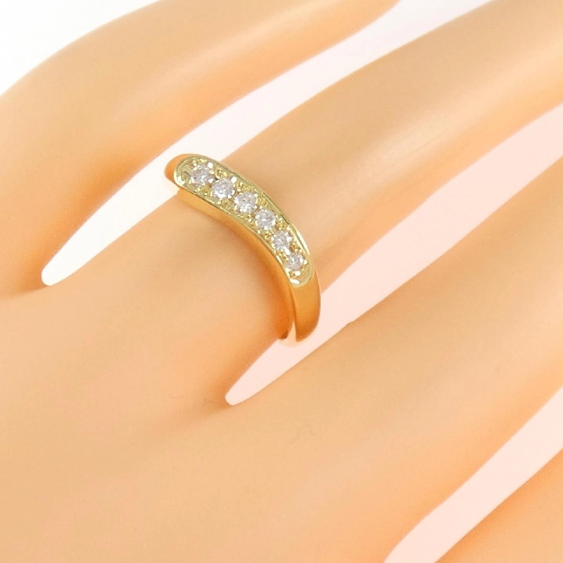 Nhẫn kim cương K18YG 0.12CT - Hàng hiệu Authentic 850375