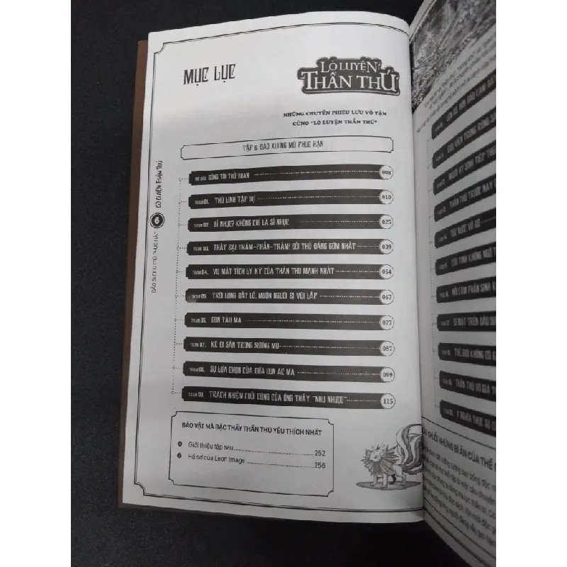 Lò luyện thần thú tập 6 Đảo Sương Mù Phục Hận mới 80% bẩn nhẹ có gấp bìa 2018 HCM1008 Leon Image VĂN HỌC 476616
