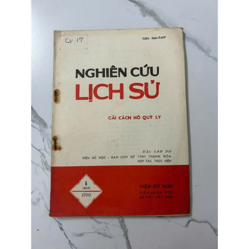Nghiên cứu Lịch sử (Số 6 - 253): Cải cách Hồ Quý Ly – Viện Sử học 1023463