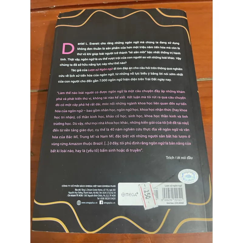 Lược sử ngôn ngữ Daniel L. Everett 1041150