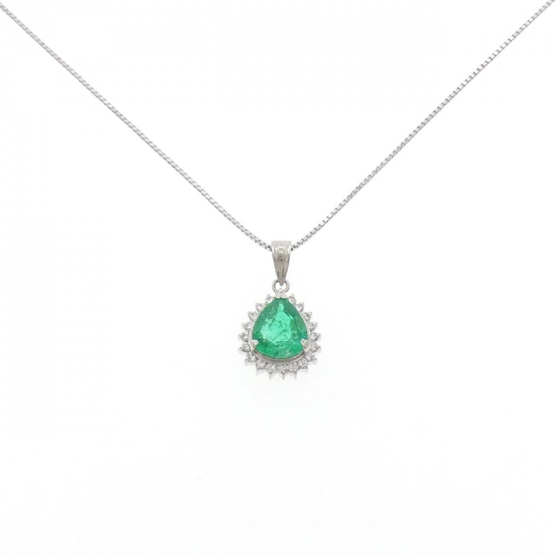 Dây chuyền ngọc lục bảo PT900/PT850 1.83CT - Hàng hiệu Authentic 857266