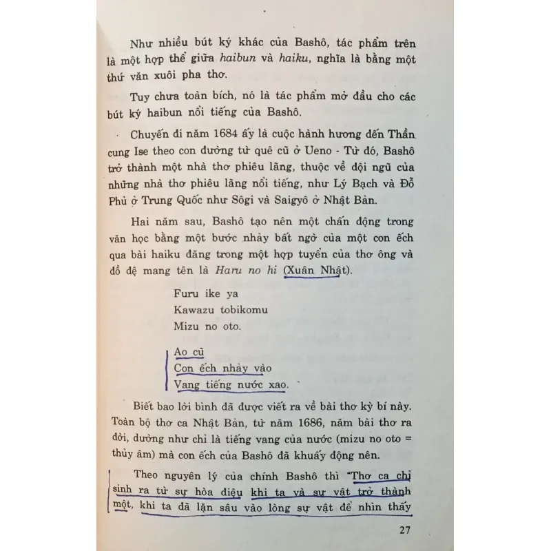 Basho và thơ Haiku (Nhật Chiêu dịch) 759008