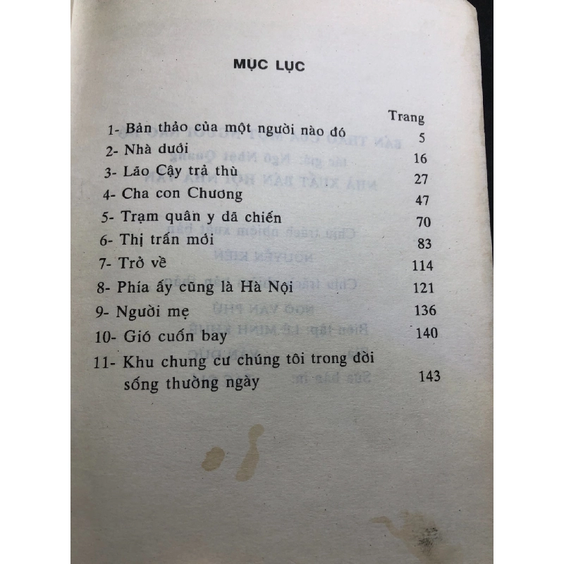 Bản thảo của một người nào đó mới 60% ố vàng bẩn có dấu mộc và viết nhẹ trang đầu 1996 Ngô Nhật Quan HPB0906 SÁCH VĂN HỌC 914730
