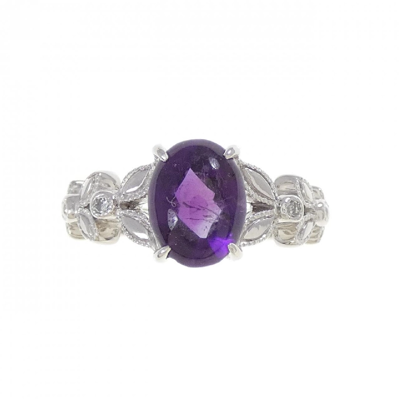 Nhẫn Amethyst PT900 1.19CT - Hàng hiệu Chính hãng 855225