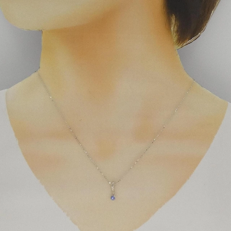 K10WG Đá Tanzanite Dây Chuyền - Hàng hiệu Chính hãng 857763