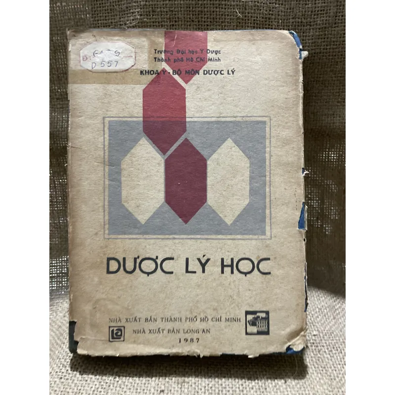 DƯỢC LÝ HỌC - sách bìa cứng - 1987 799001