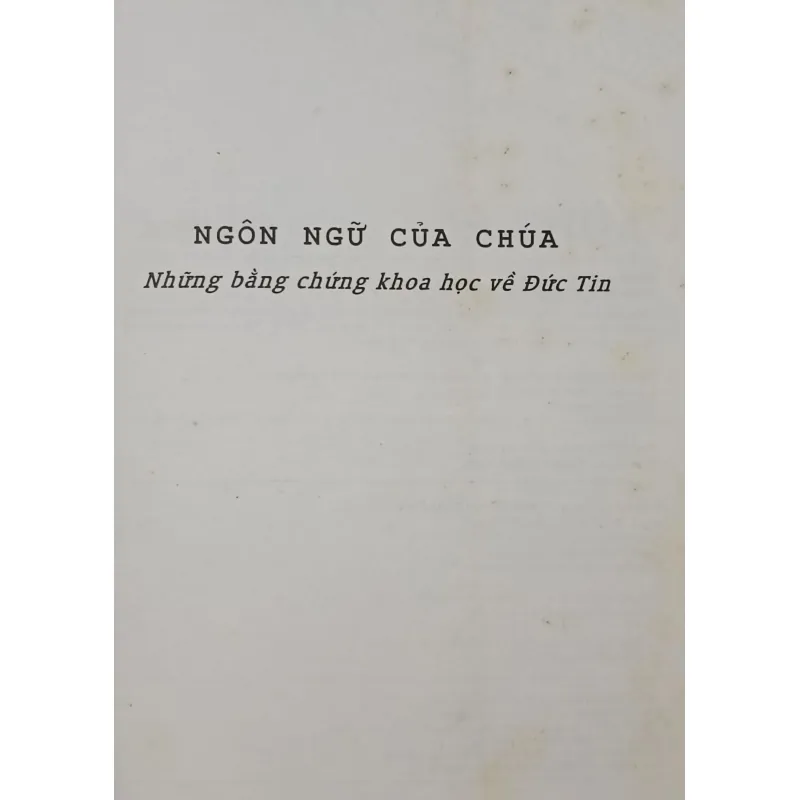 Ngôn ngữ của Chúa (Collins) 791017