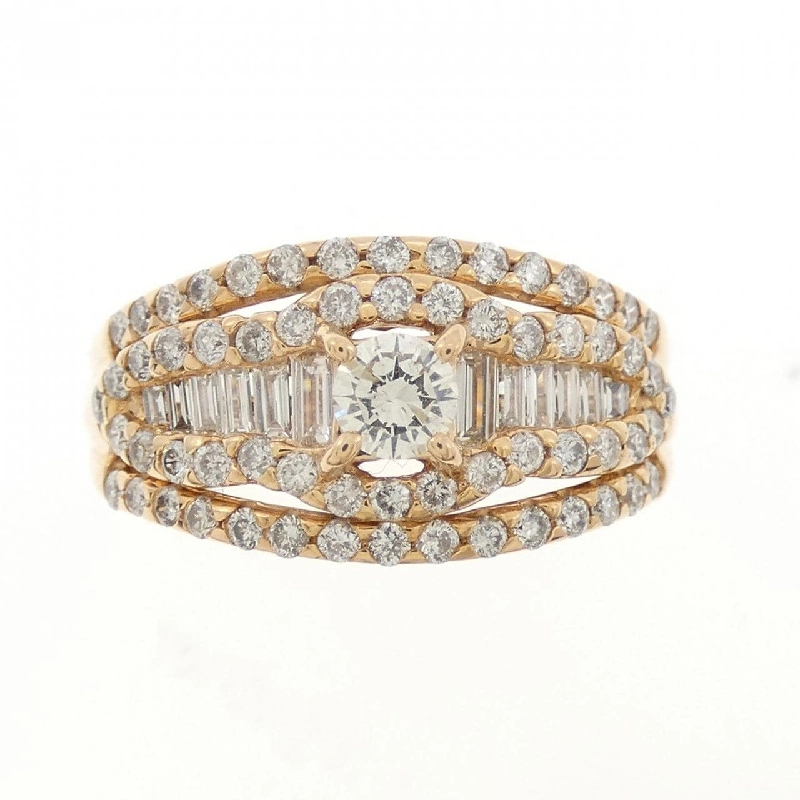 Nhẫn kim cương K18PG 1.00CT 672805