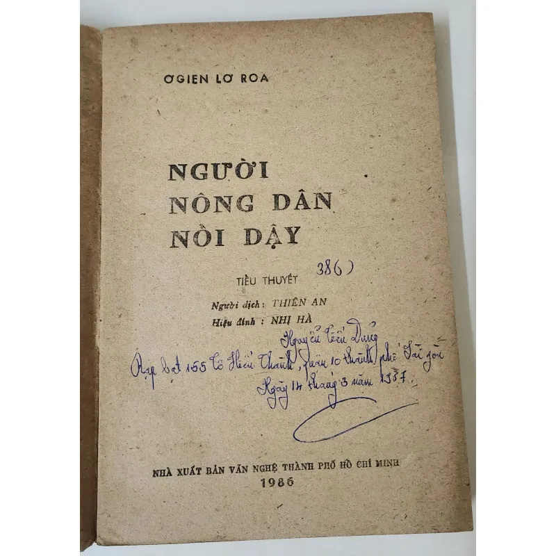 Tác phẩm VH cổ điển Pháp: NGƯỜI NÔNG DÂN NỔI DẬY (330 trang) 788606