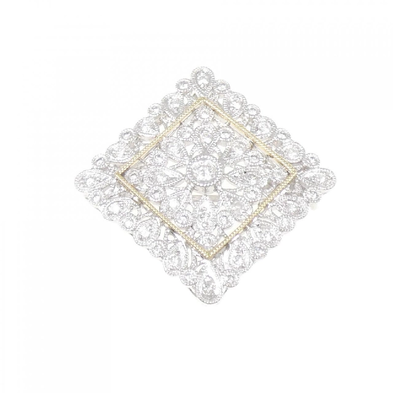 PT900/K18YG Kim cương Brooch 0.50CT - Hàng hiệu Chính hãng 869600