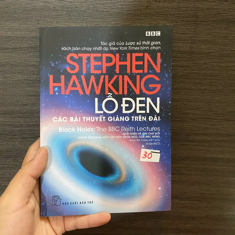 Lỗ Đen: Các Bài Tuyết Giảng Trên Đài - Stephen Hawking#HATRA 644680