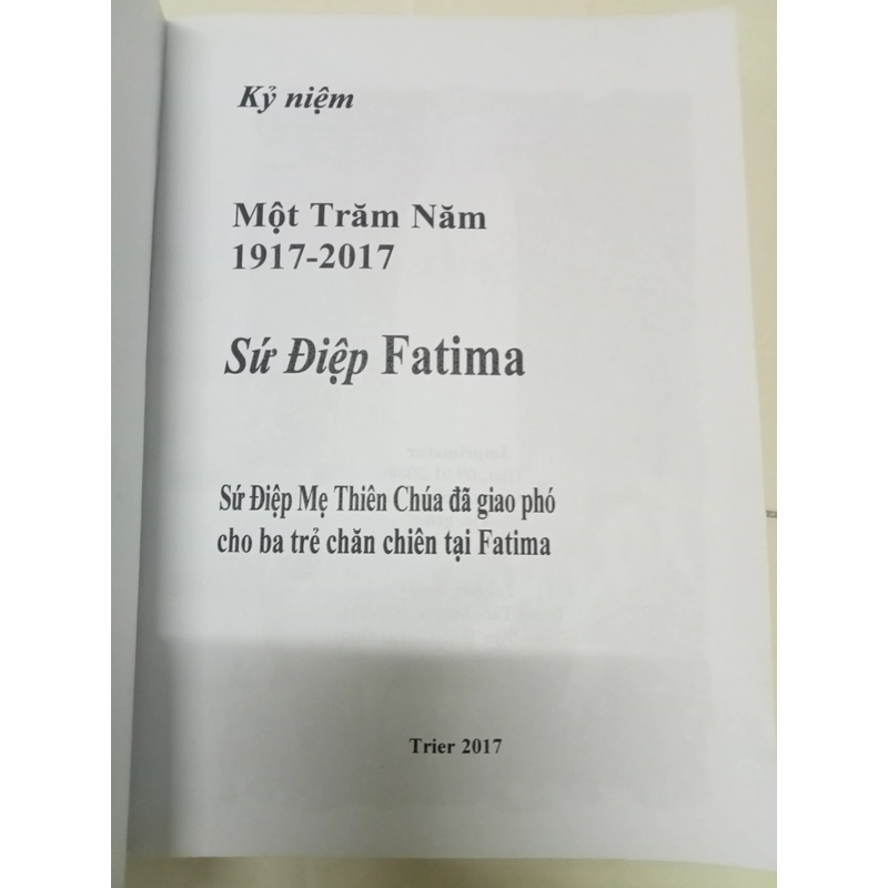 Sách Công giáo SỨ ĐIỆP FATIMA  276522