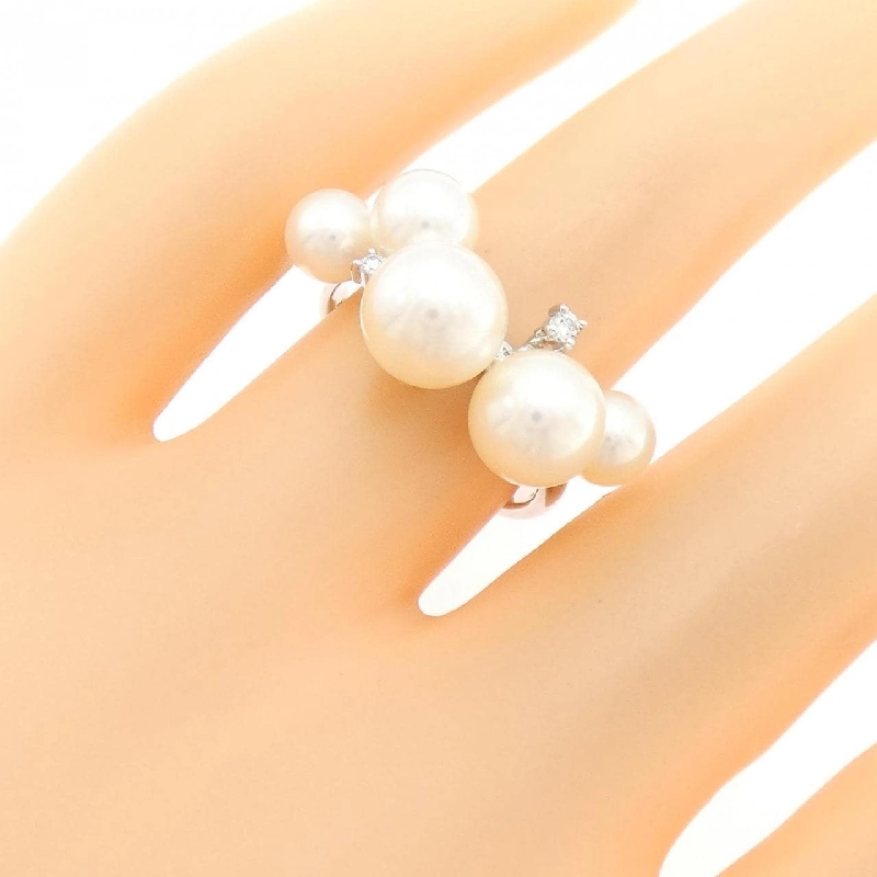 Nhẫn ngọc trai Akoya K18WG 668690