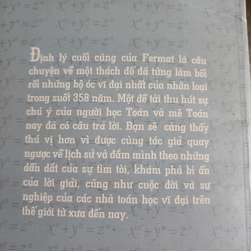 Định lý cuối cùng của Fermat | Simon Singh 518434