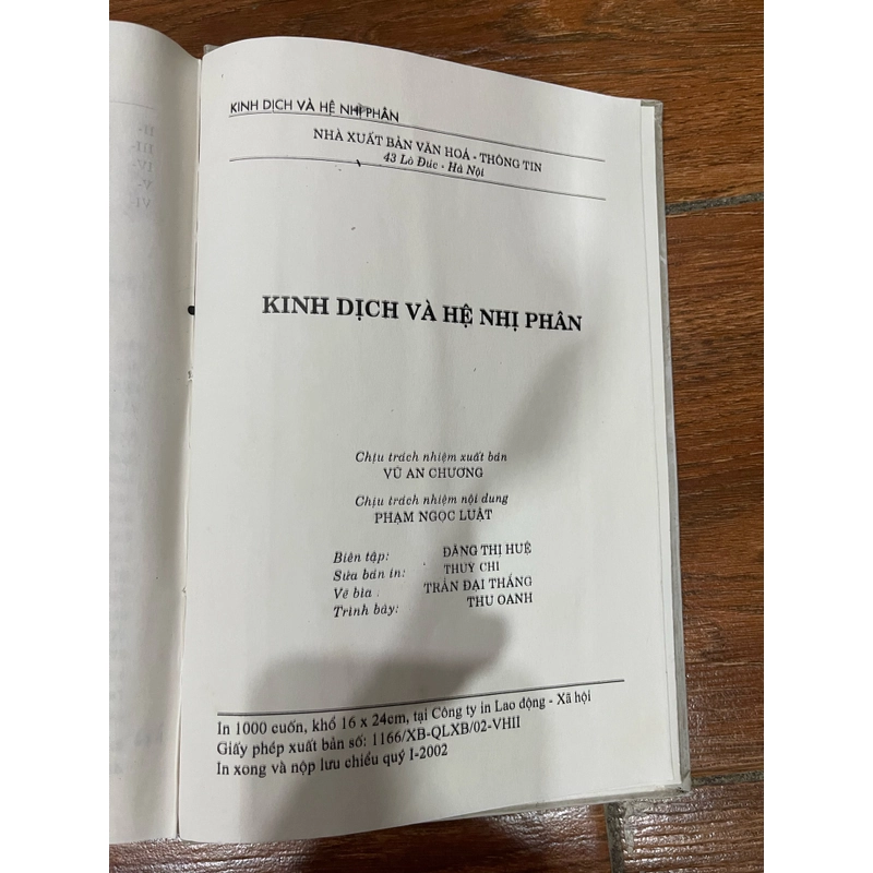 Kinh dịch và hệ nhị phân - Hoàng Tuấn (t4) 496757