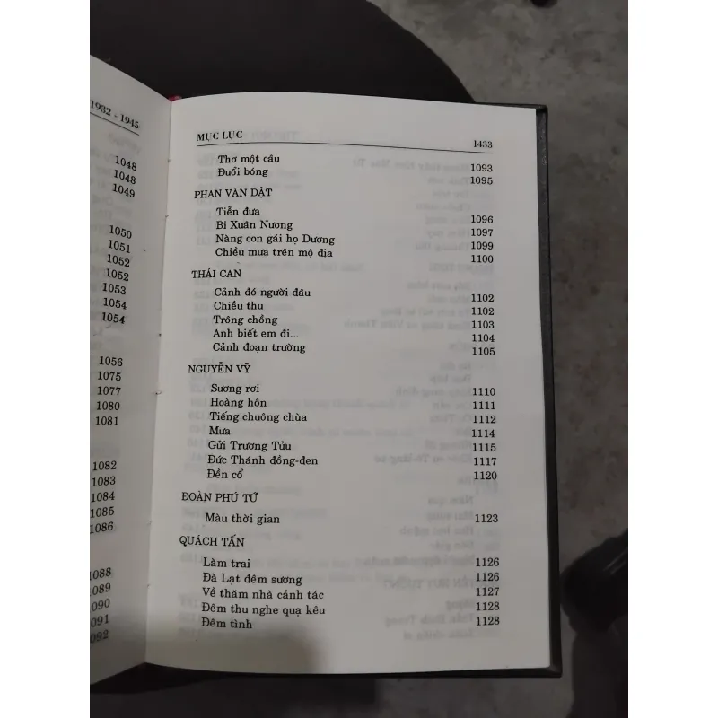 Thơ mới 1932 - 1945 tác giả và tác phẩm  994763