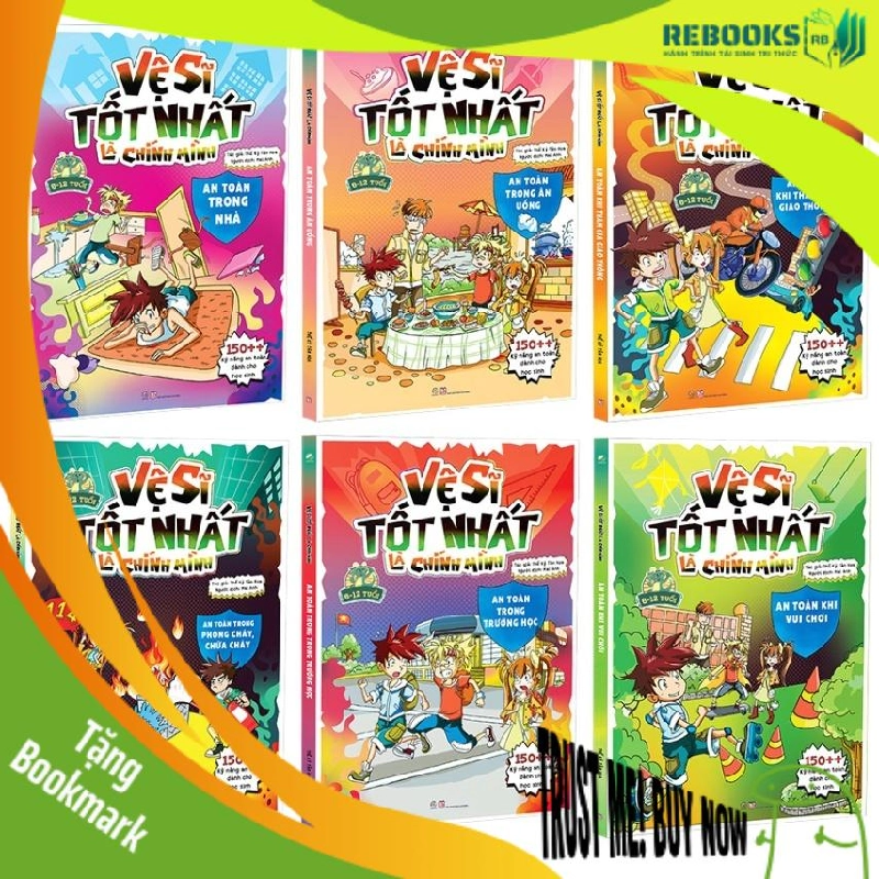 (TẶNG BOOKMARK) Vệ sĩ tốt nhất là chính mình - Combo 6 cuốn - Sách Mẹ và bé 956174
