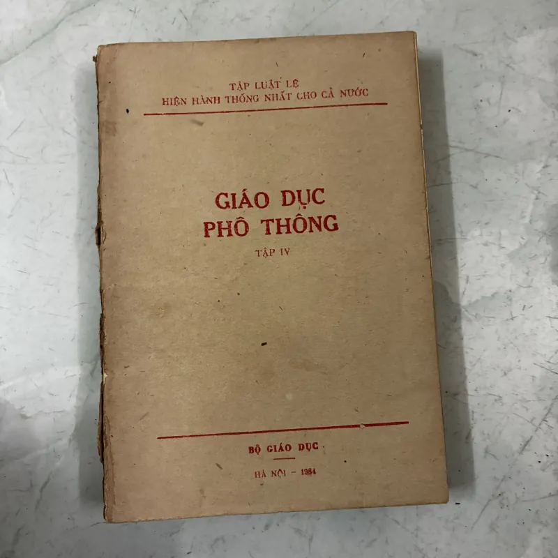 Giáo dục phổ thông IV 1037661