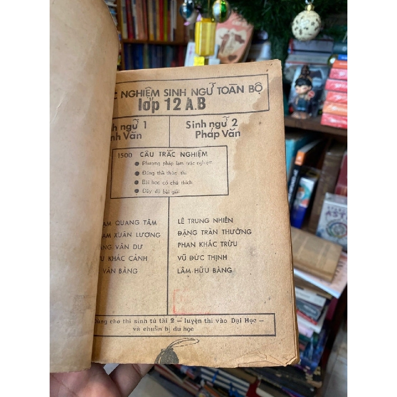 Trắc nghiệm Sinh ngữ toàn bộ 747810