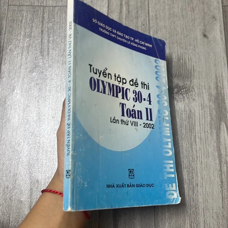 Tuyển tập đề thi olympic 30-4 toán 11 lần thứ VII-2002. 2b2 527660