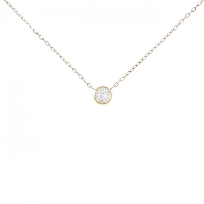 K18YG Dây chuyền kim cương 0.18CT - Hàng hiệu Chính hãng 860545