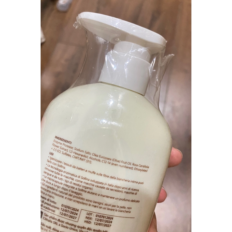 NƯỚC GIẶT ĐỒ CHIP SOLINA LINGERIE WASH NGUYÊN SEAL GIÁ NY 145k 517148