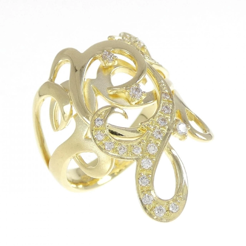 Nhẫn kim cương K18YG 0.24CT 669171