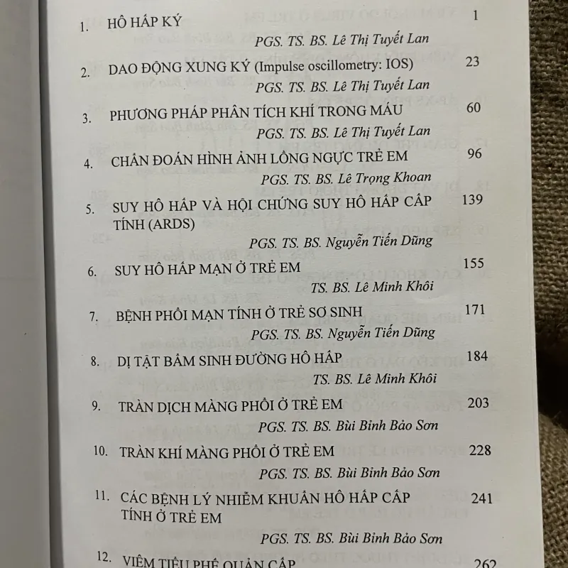 Bệnh lý hô hấp trẻ em - hơn 600 trang khổ lớn  1000493