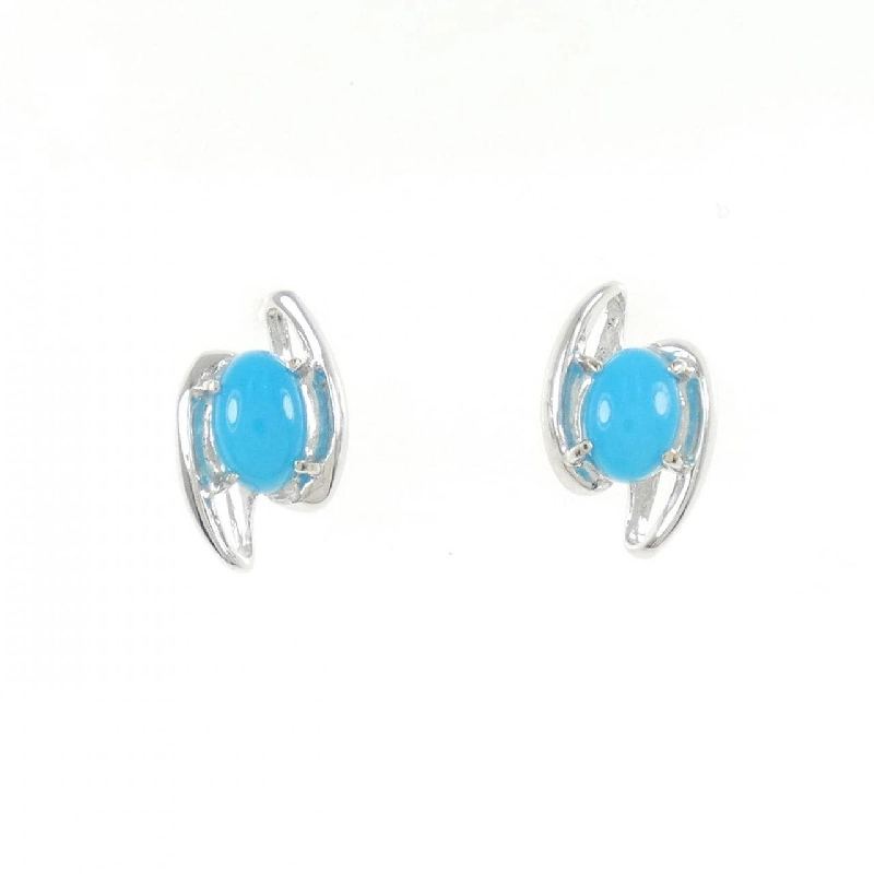 K14WG Bông tai ngọc turquois - Hàng hiệu Authentic 865572