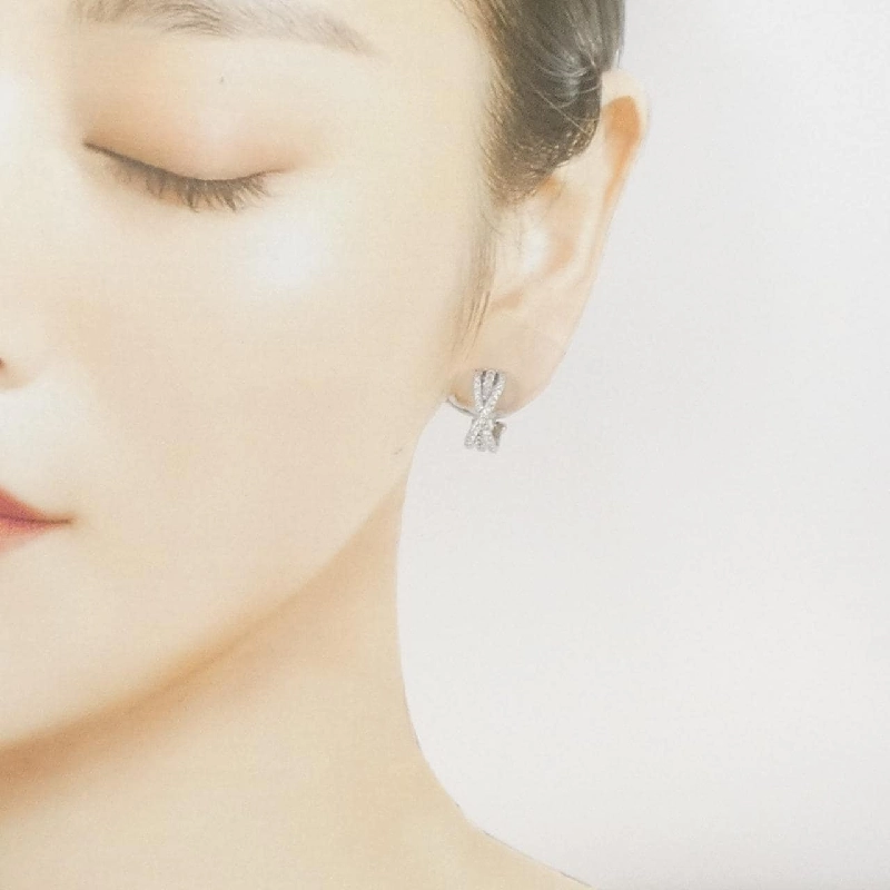 K18WG Bông tai kim cương 0.50CT - Hàng hiệu Chính hãng 866495