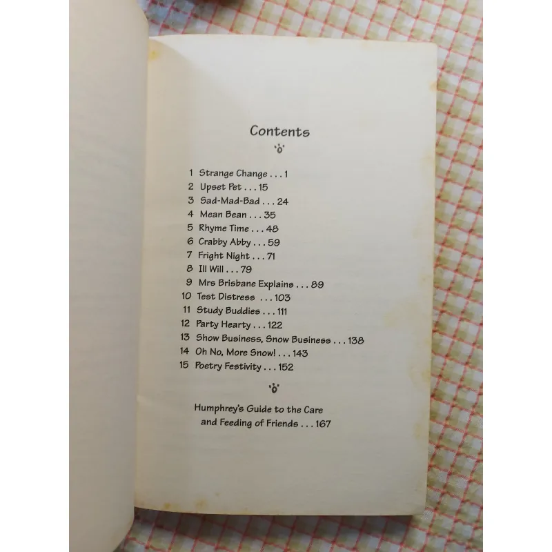 Chapter book - Friendship According to Humphrey – Betty G. Birney 753196