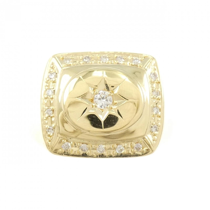 【Sản phẩm mới】Nhẫn kim cương K18YG 0.17CT 665732