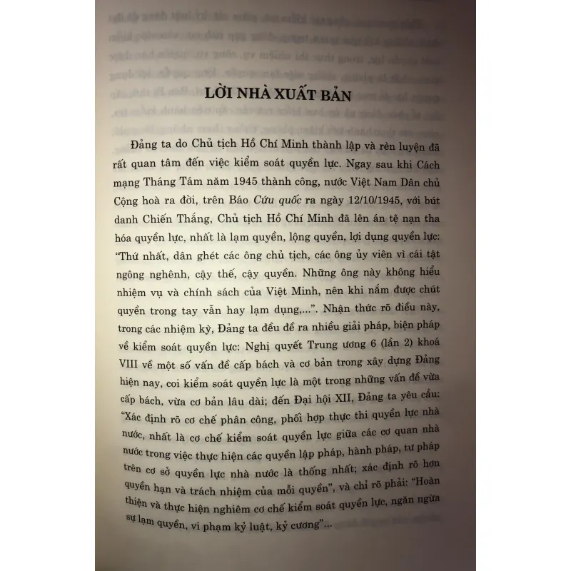 Kiểm soát quyền lực ở nước ta  744781