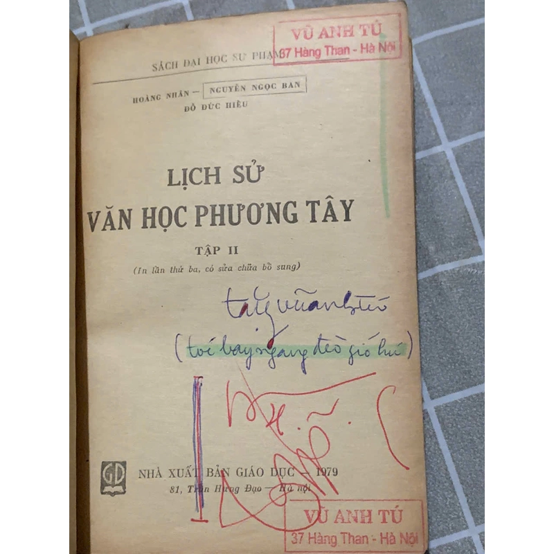 LỊCH SỬ VĂN HỌC PHƯƠNG TÂY TẬP 2 - 1979 543744