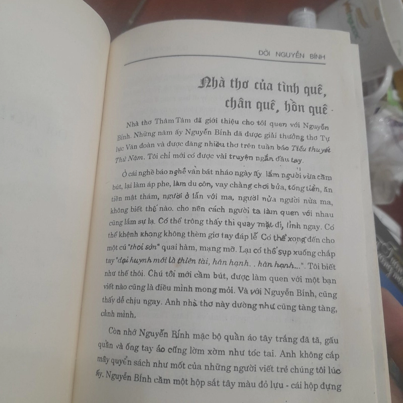 NGUYỄN BÍNH thơ và đời 519369