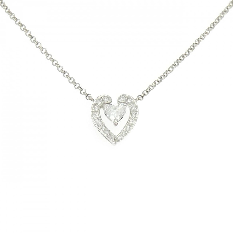 Dây chuyền kim cương PT900/PT850 0.350CT F SI2 hình trái tim - Hàng hiệu Chính hãng 871876