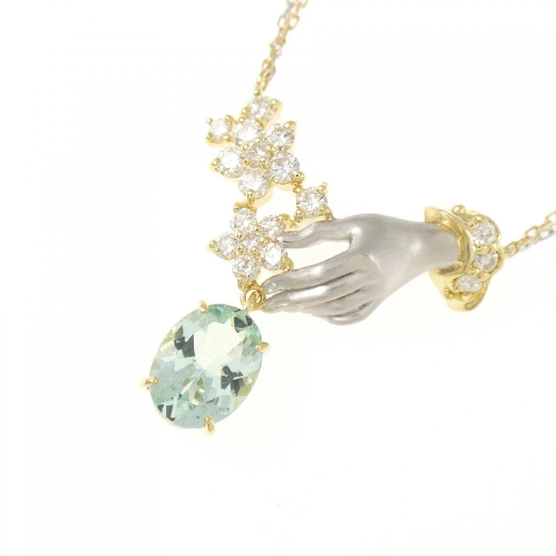 K18YG/PT900/K18WG Dây chuyền Beryl 1.01CT - Hàng hiệu Chính hãng 861958