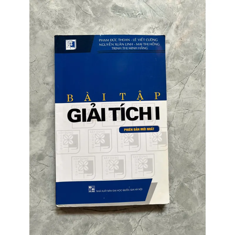 BÀI TẬP GIẢI TÍCH I 759968